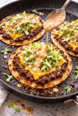 Big Mac Tacos featuring crispy smash burger flavor in a taco shell