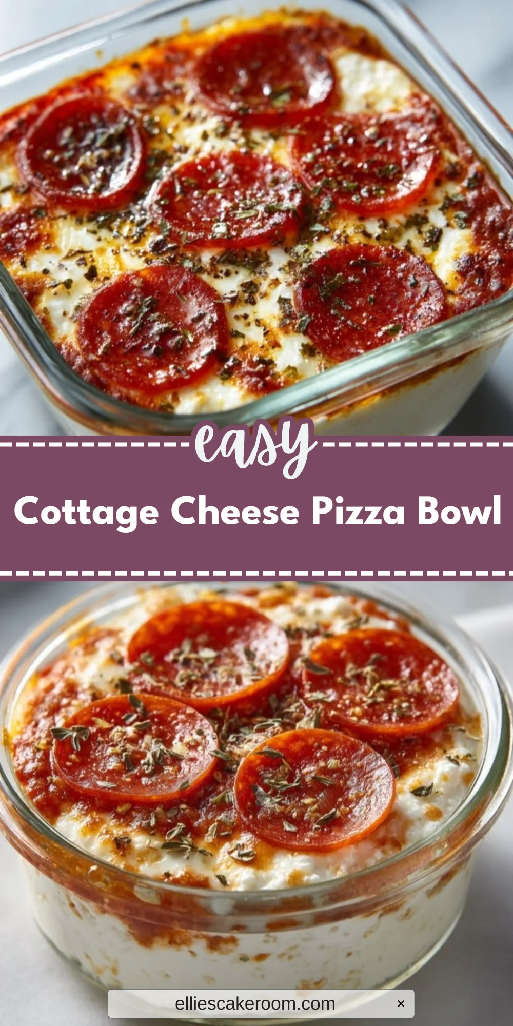 Cottage Cheese Pizza Bowl