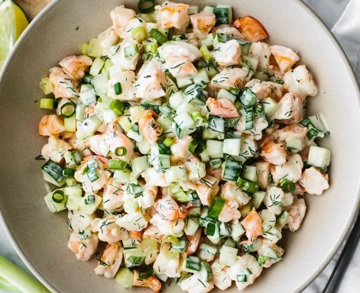 Cucumber Shrimp Salad