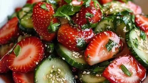 Cucumber Strawberry Salad That'll Refresh Your Summer Days