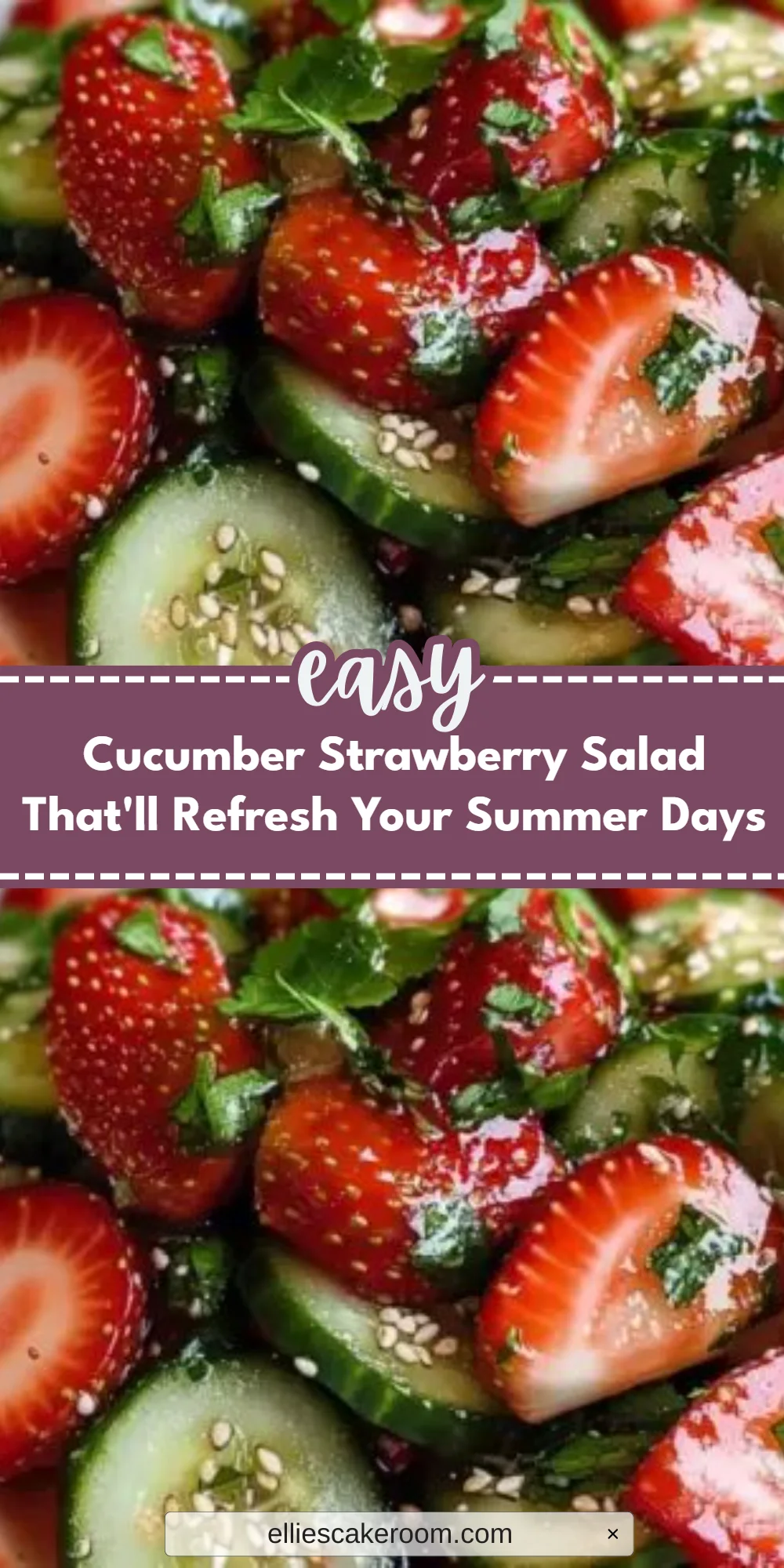 Cucumber Strawberry Salad That'll Refresh Your Summer Days