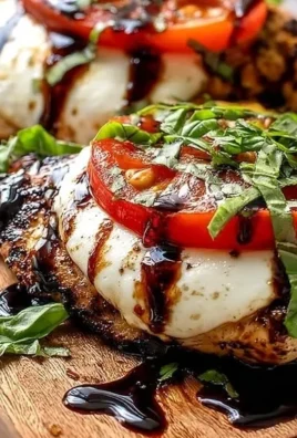 Easy Grilled Chicken Caprese with mozzarella, tomatoes, and fresh basil