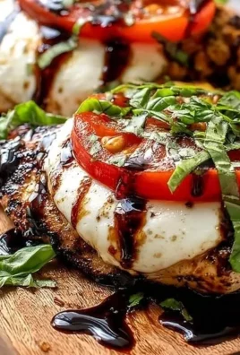 Easy Grilled Chicken Caprese with tomatoes, mozzarella, and basil