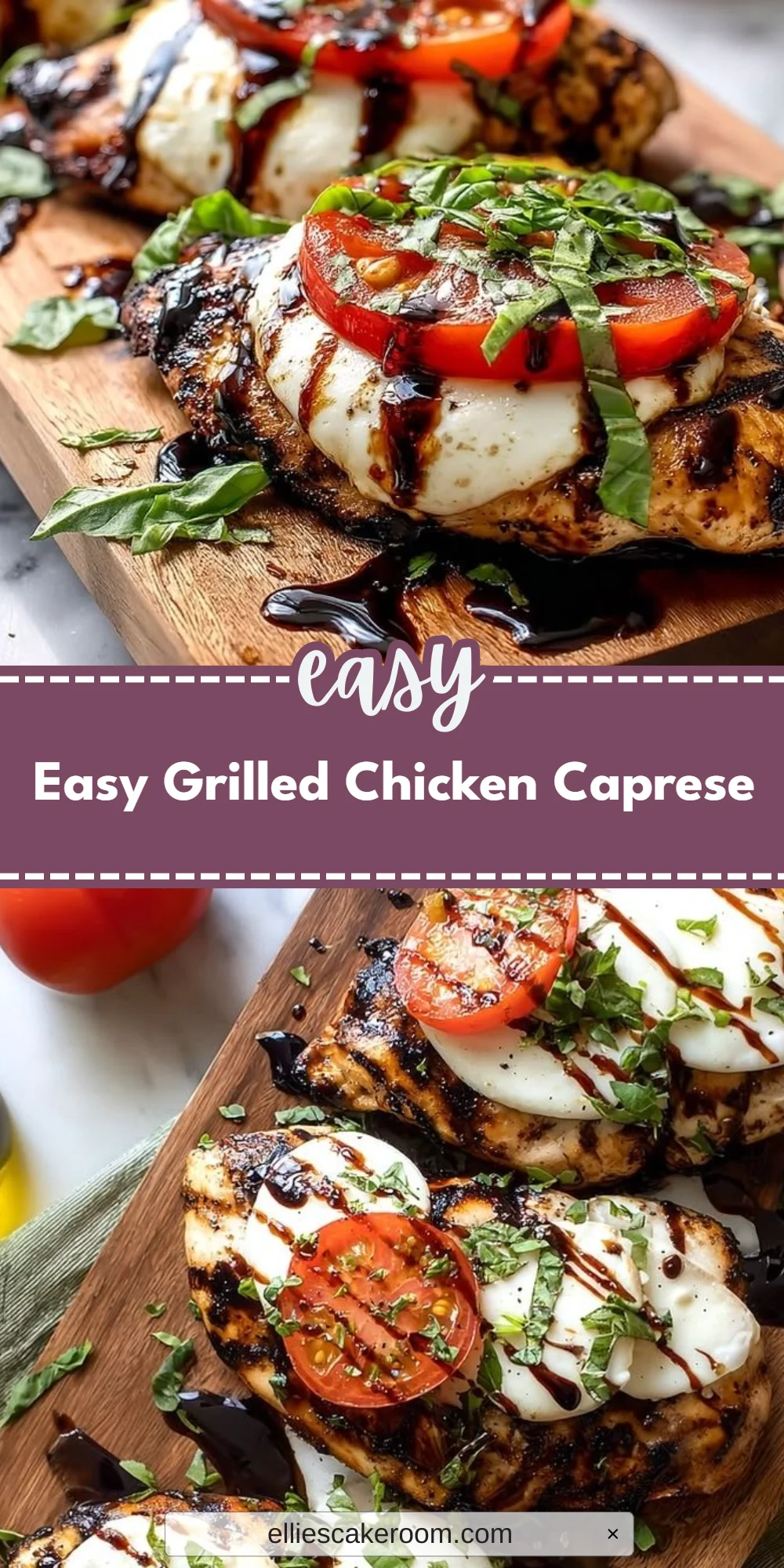 Easy Grilled Chicken Caprese