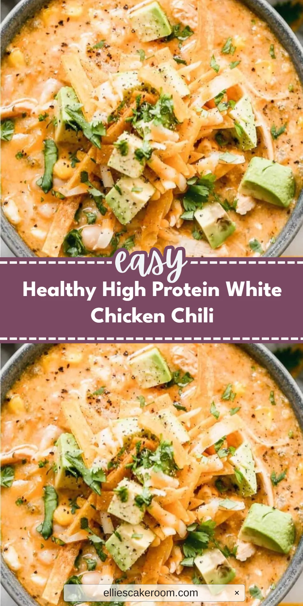Healthy High Protein White Chicken Chili