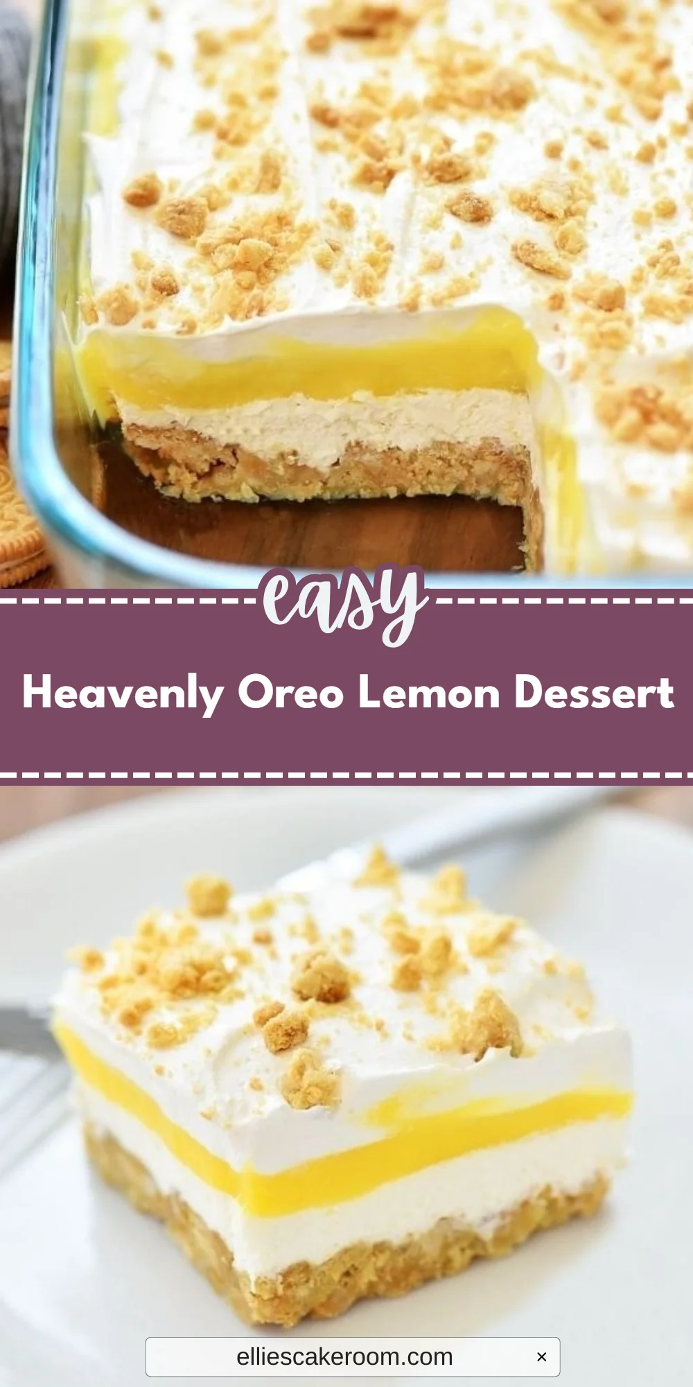 Heavenly Oreo Lemon Dessert