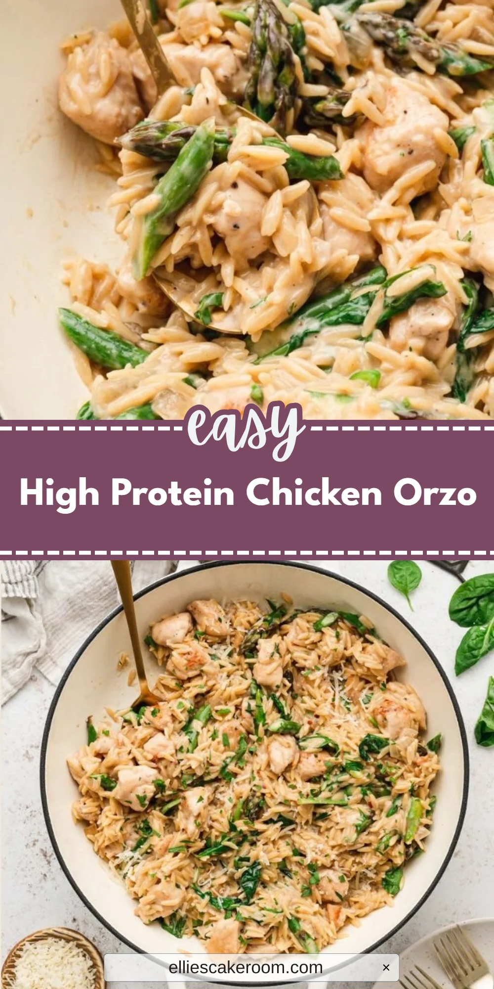 High Protein Chicken Orzo