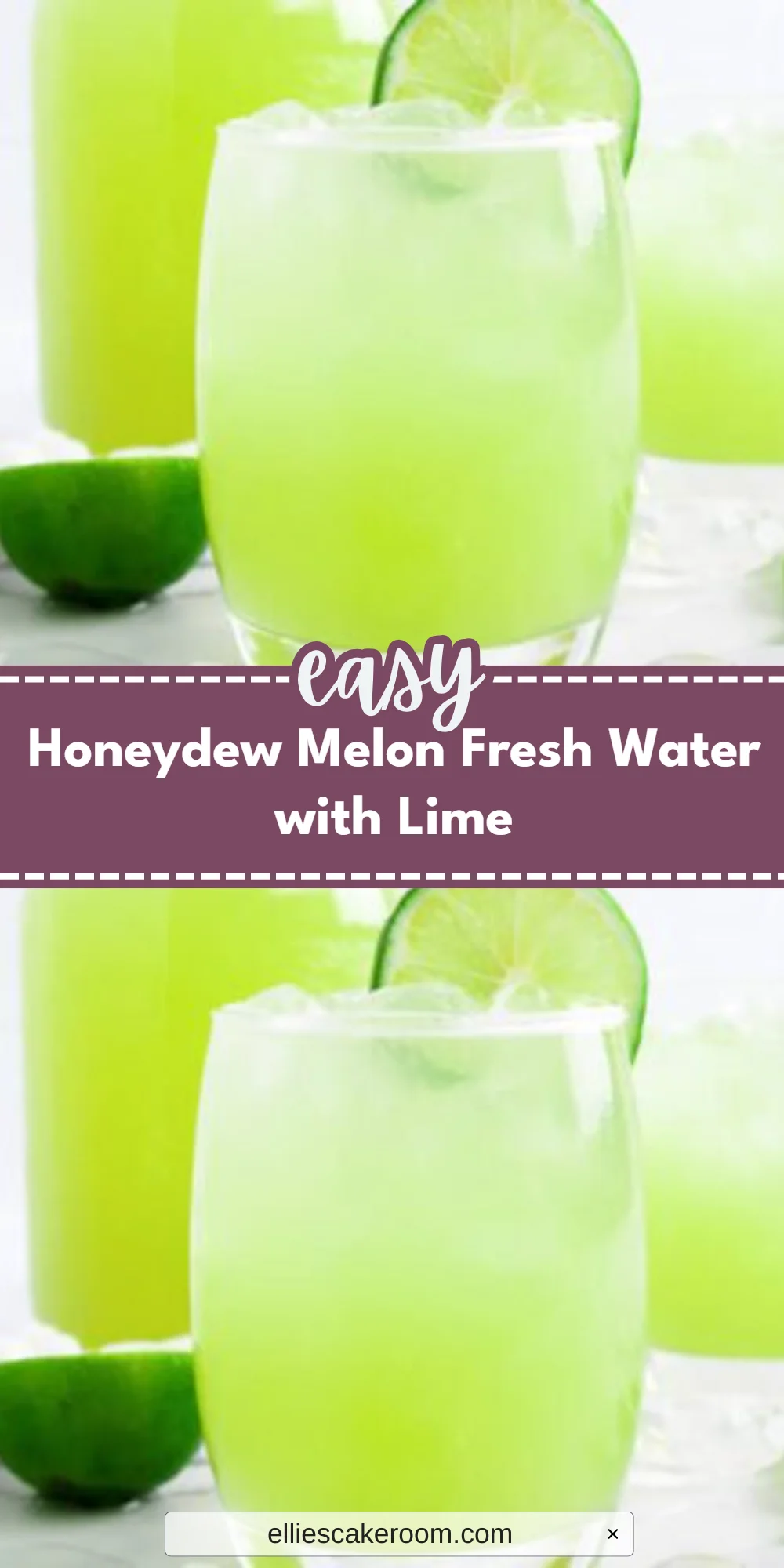Honeydew Melon Fresh Water with Lime