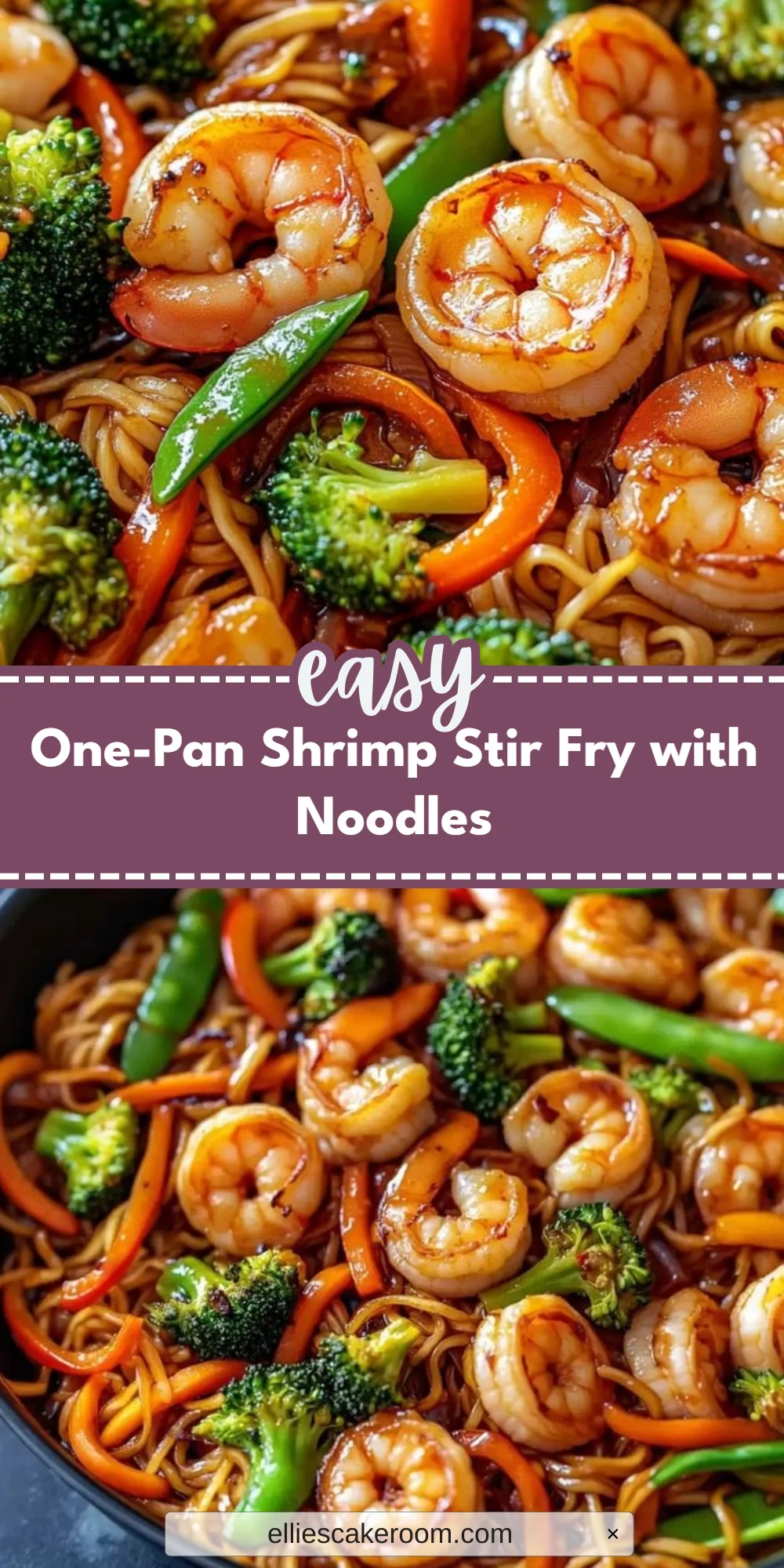 One-Pan Shrimp Stir Fry with Noodles