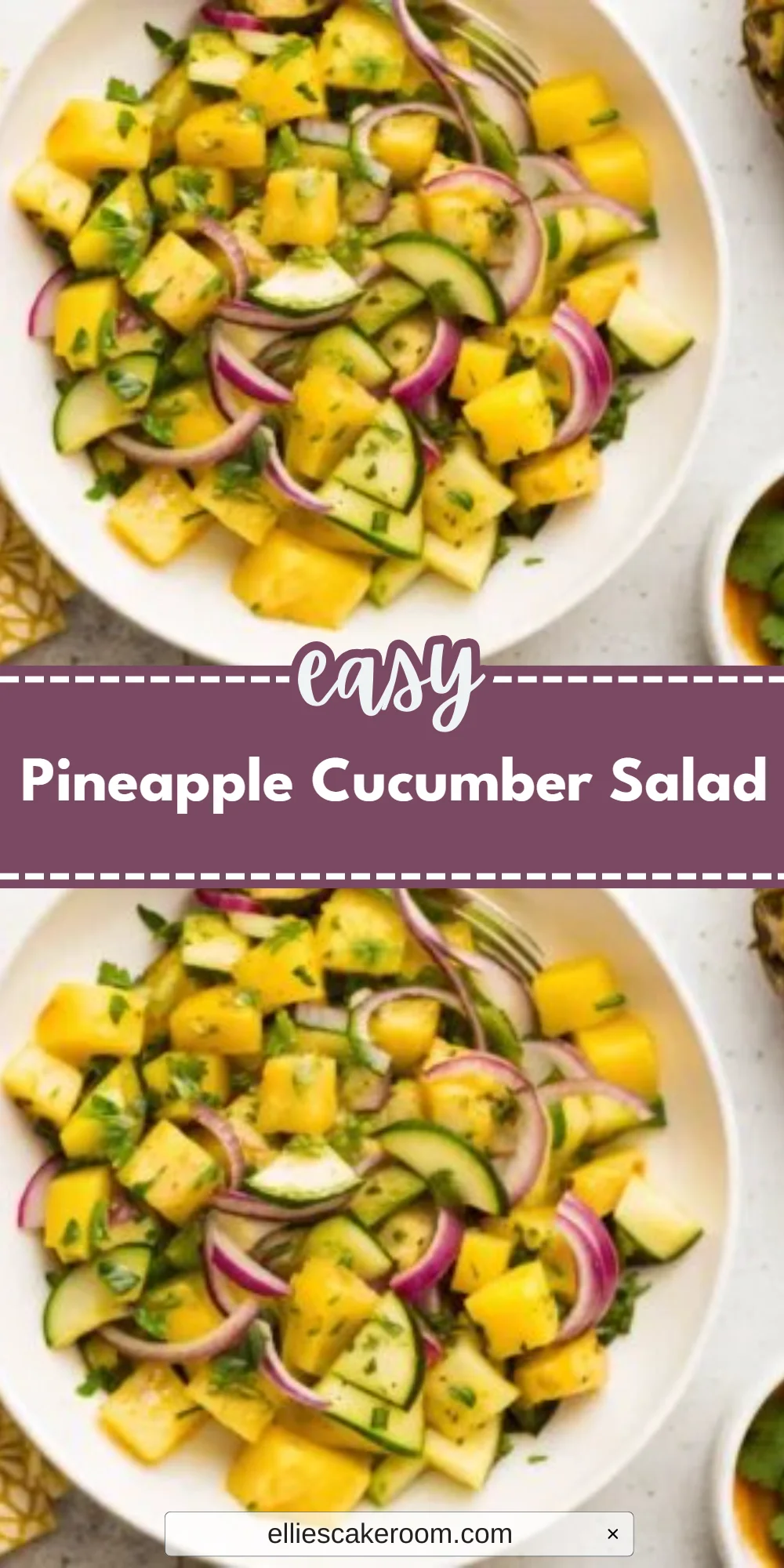 Pineapple Cucumber Salad