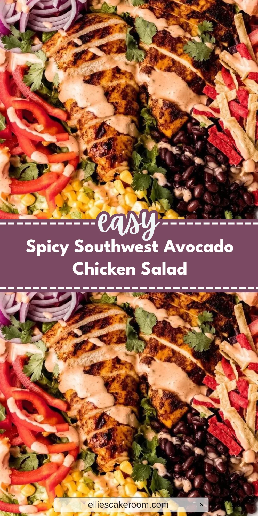 Spicy Southwest Avocado Chicken Salad