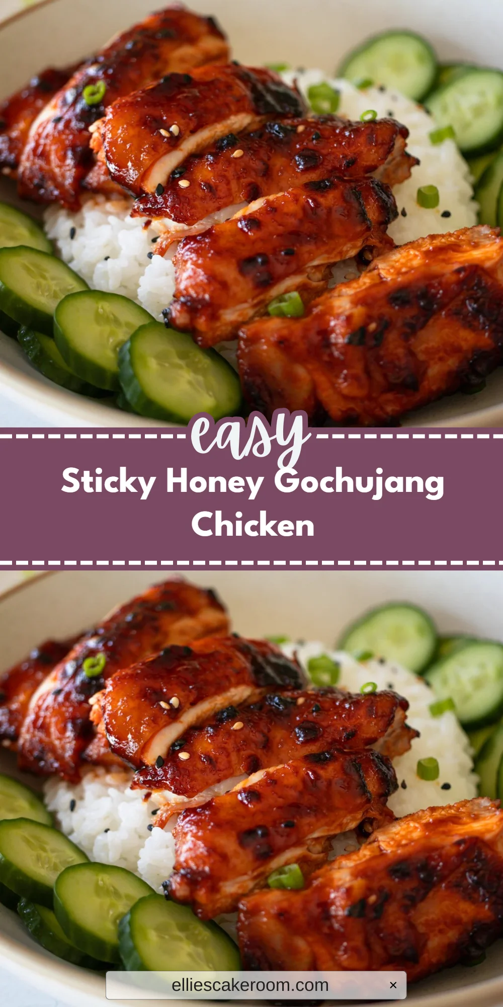 Sticky Honey Gochujang Chicken