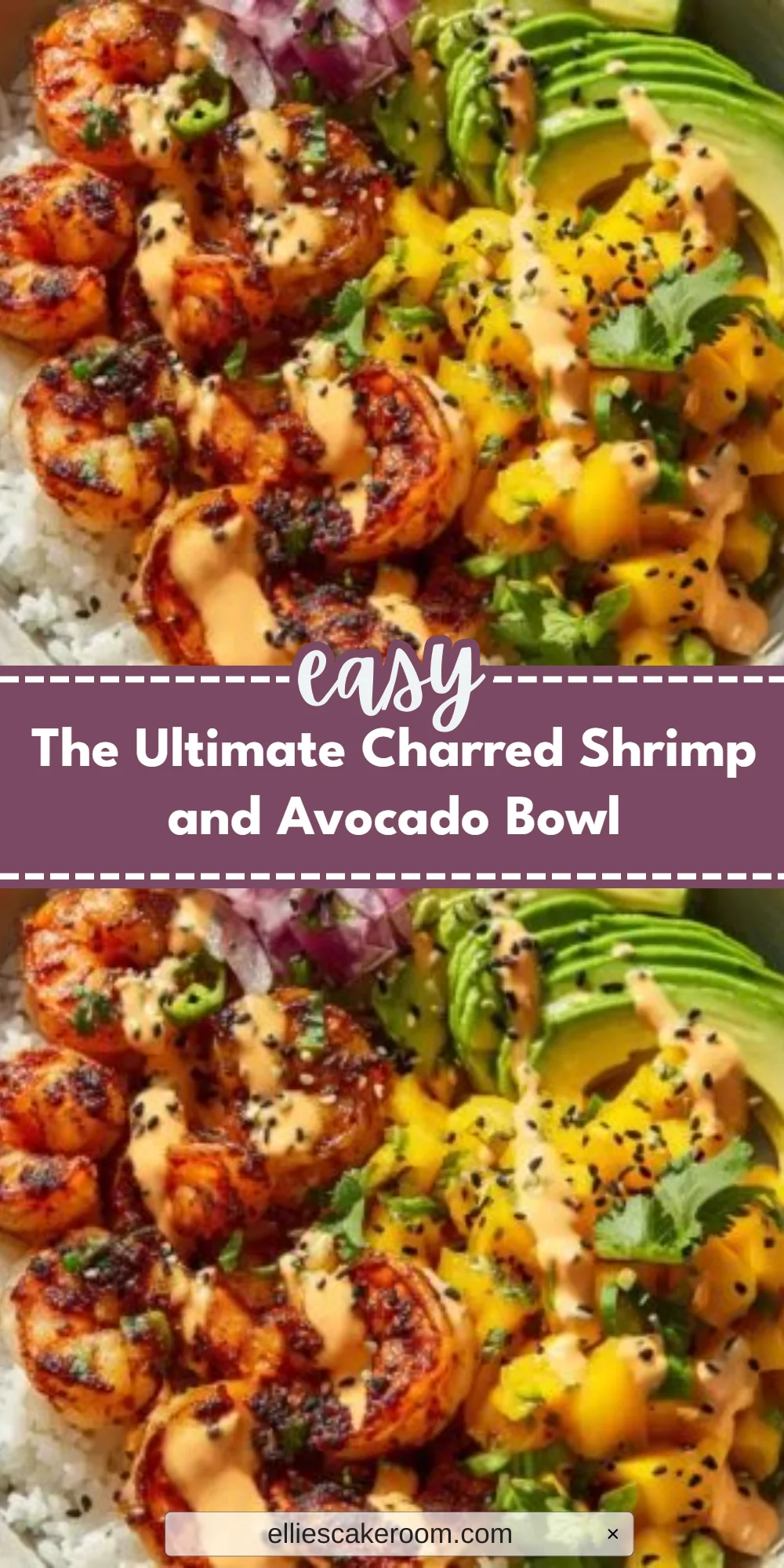 The Ultimate Charred Shrimp and Avocado Bowl