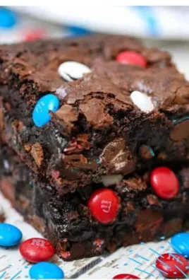 Fudgy Ultimate Easy Brownies served on a plate.