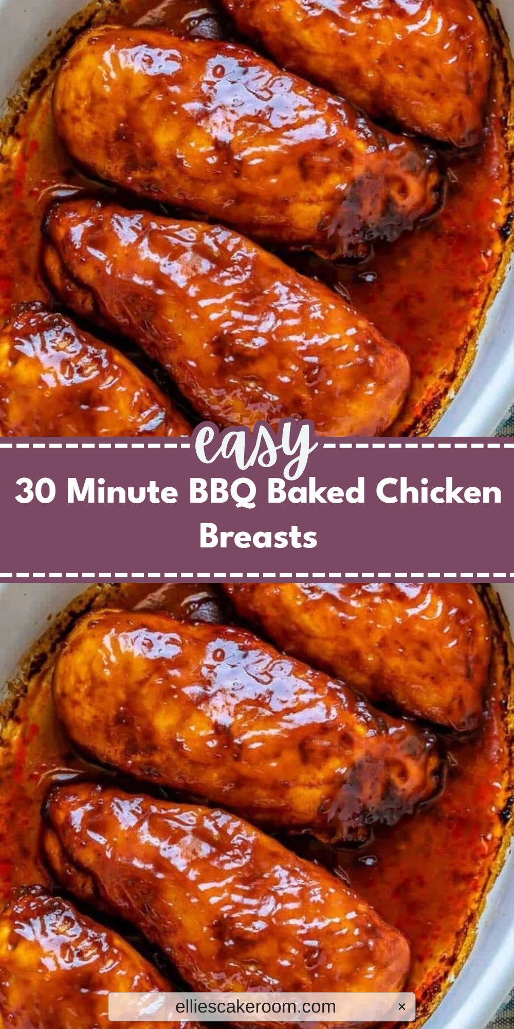 30 Minute BBQ Baked Chicken Breasts