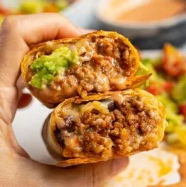 Delicious beef burritos prepared with meal prep steps for easy cooking