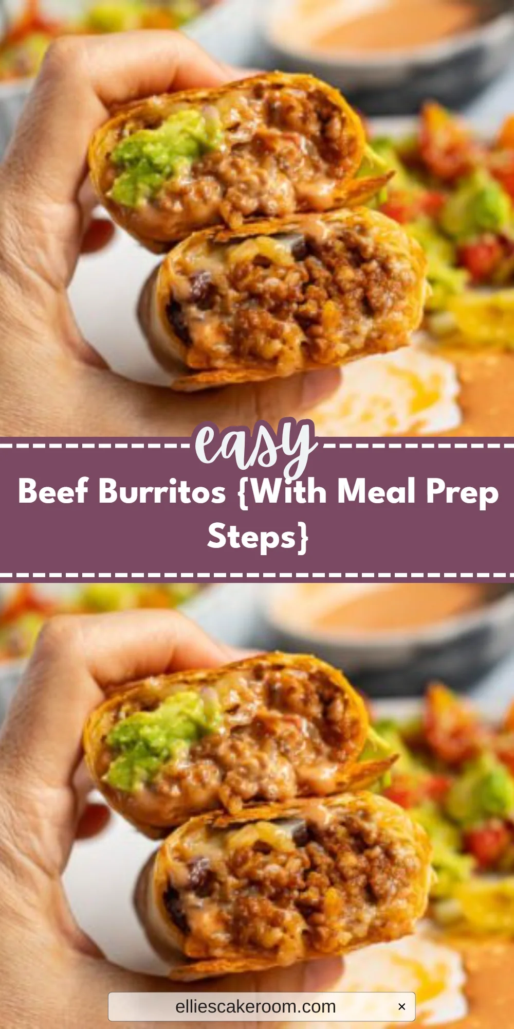 Beef Burritos {With Meal Prep Steps}