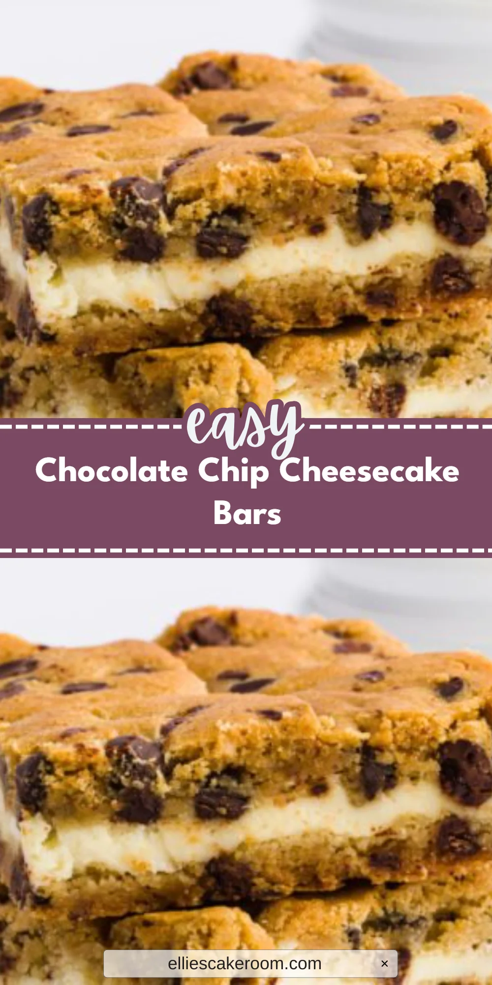 Chocolate Chip Cheesecake Bars