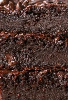 Decadent cottage cheese brownies served on a plate