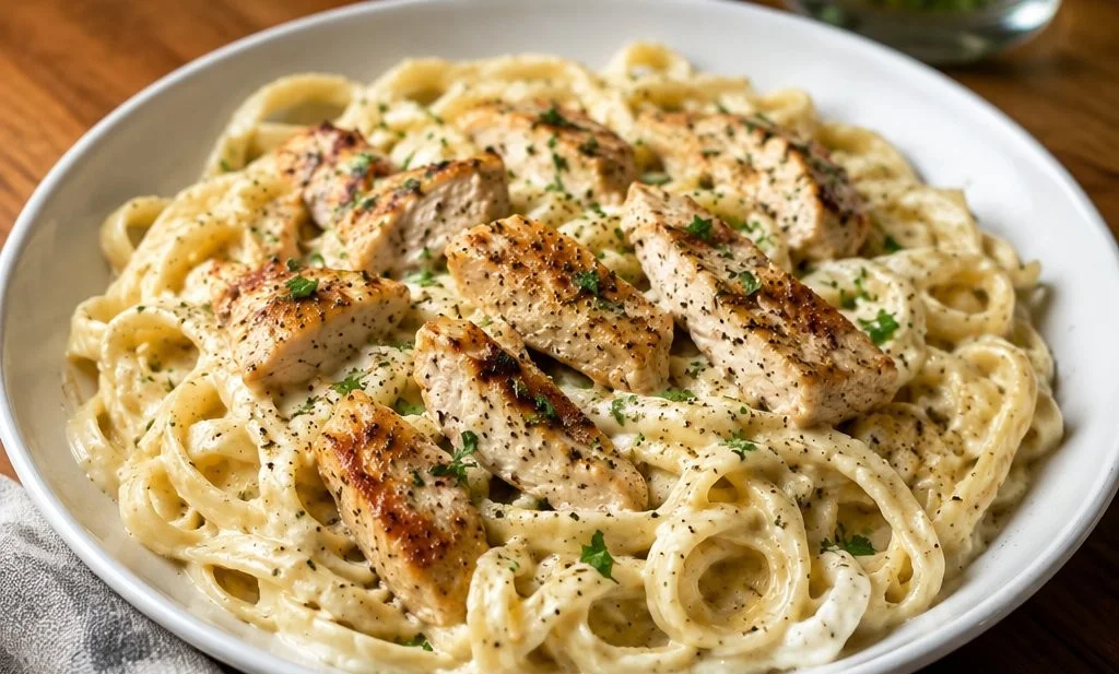 Creamy Garlic Chicken Pasta