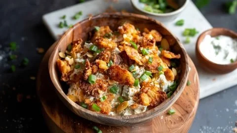 Crispy Smashed Potato Salad