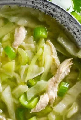 Bowl of Detox Cabbage Soup packed with fresh vegetables and nutrients