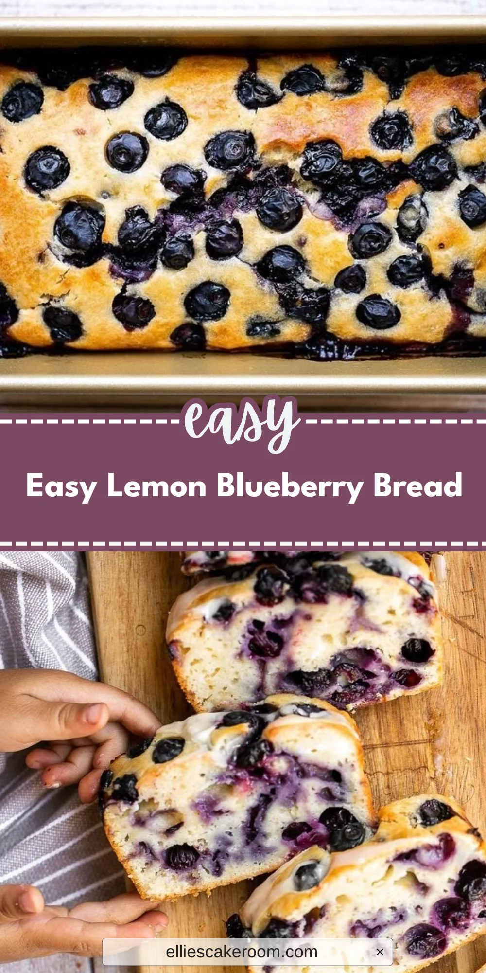 Easy Lemon Blueberry Bread