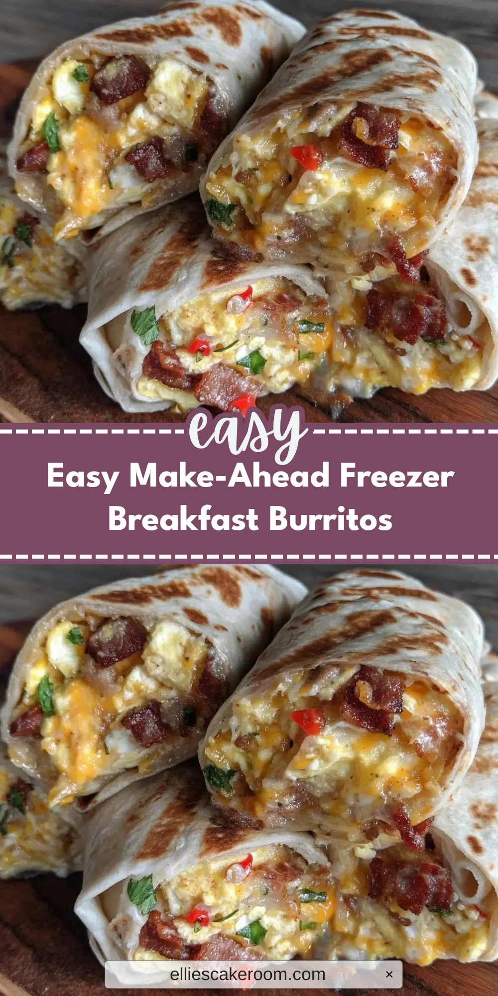 Easy Make-Ahead Freezer Breakfast Burritos