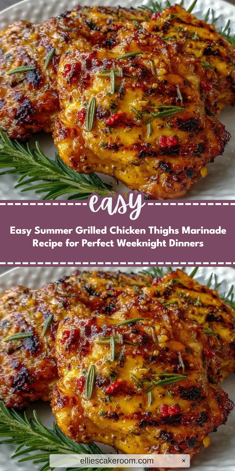 Easy Summer Grilled Chicken Thighs Marinade Recipe for Perfect Weeknight Dinners