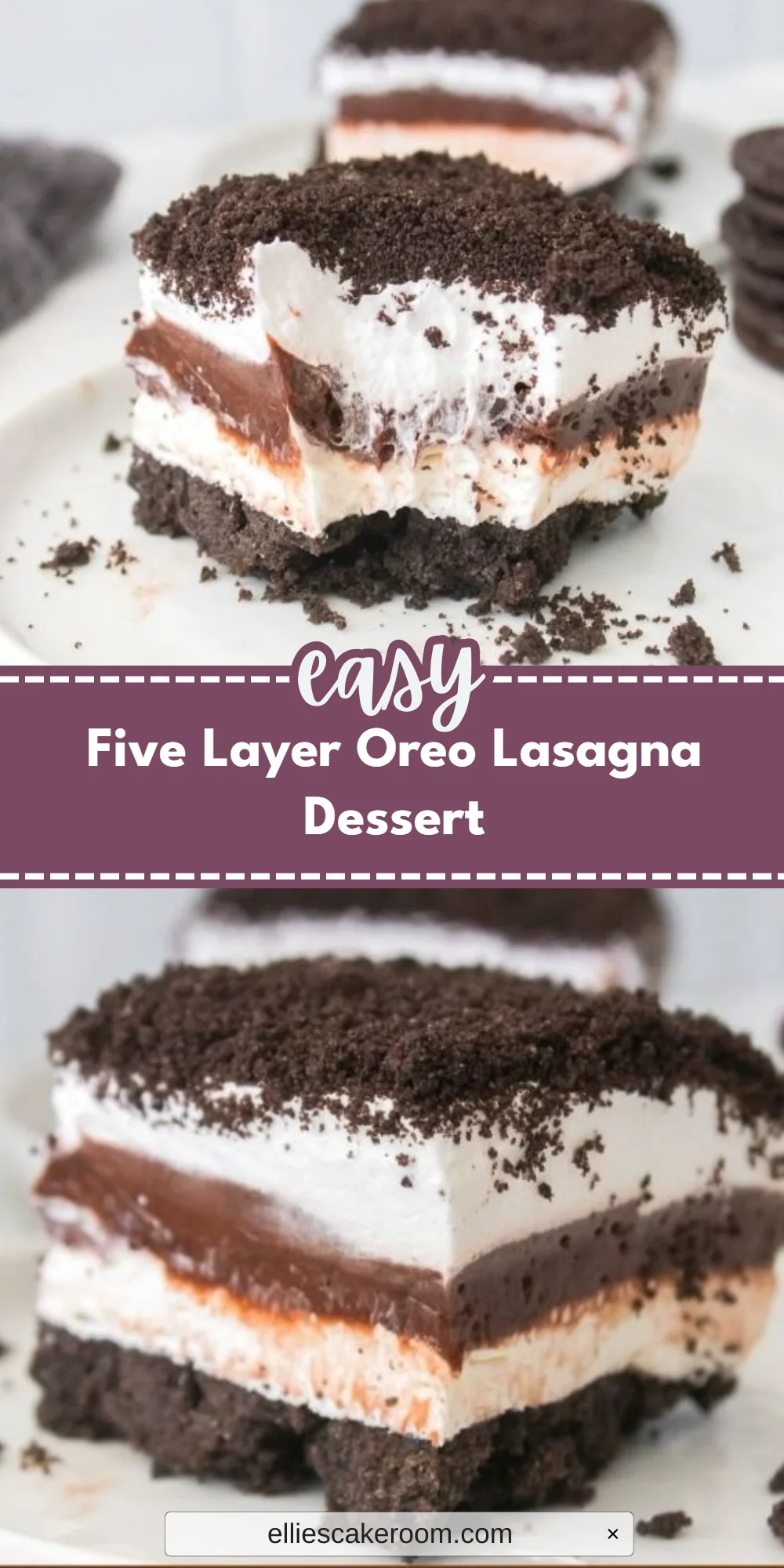 Five Layer Oreo Lasagna Dessert