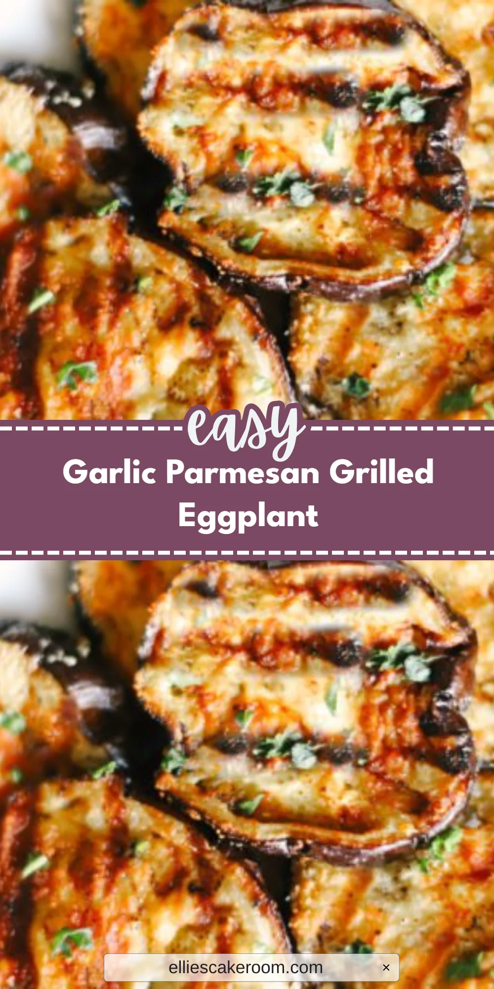 Garlic Parmesan Grilled Eggplant
