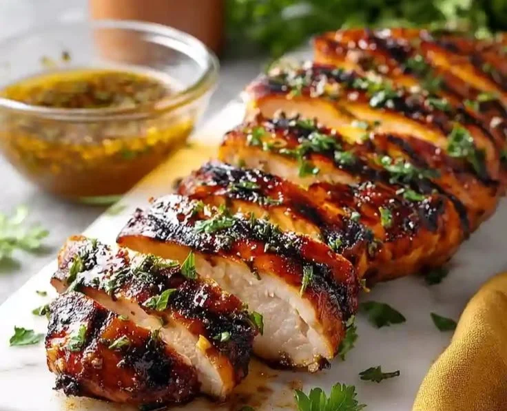 Delicious grilled chicken marinated to perfection for a flavorful meal