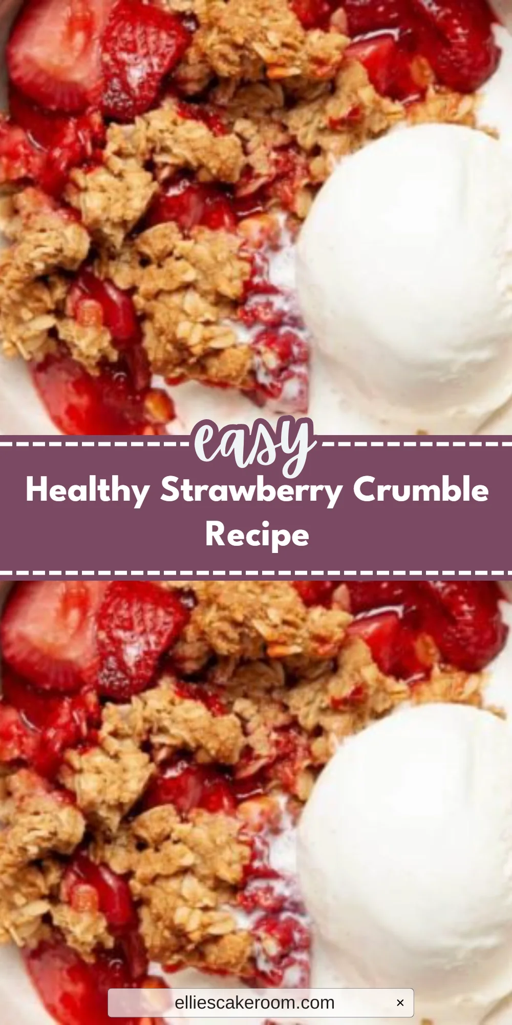 Healthy Strawberry Crumble Recipe