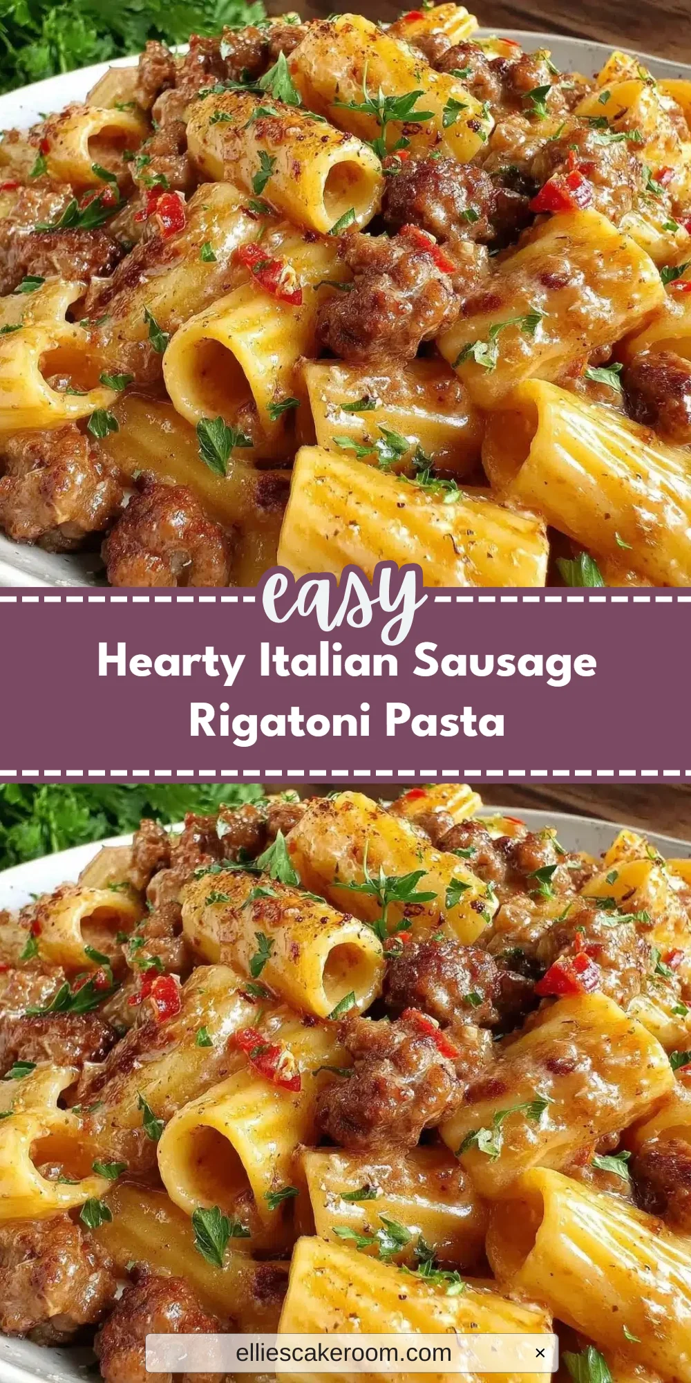 Hearty Italian Sausage Rigatoni Pasta