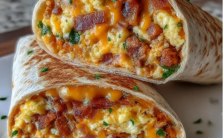 High-Protein Breakfast Burritos