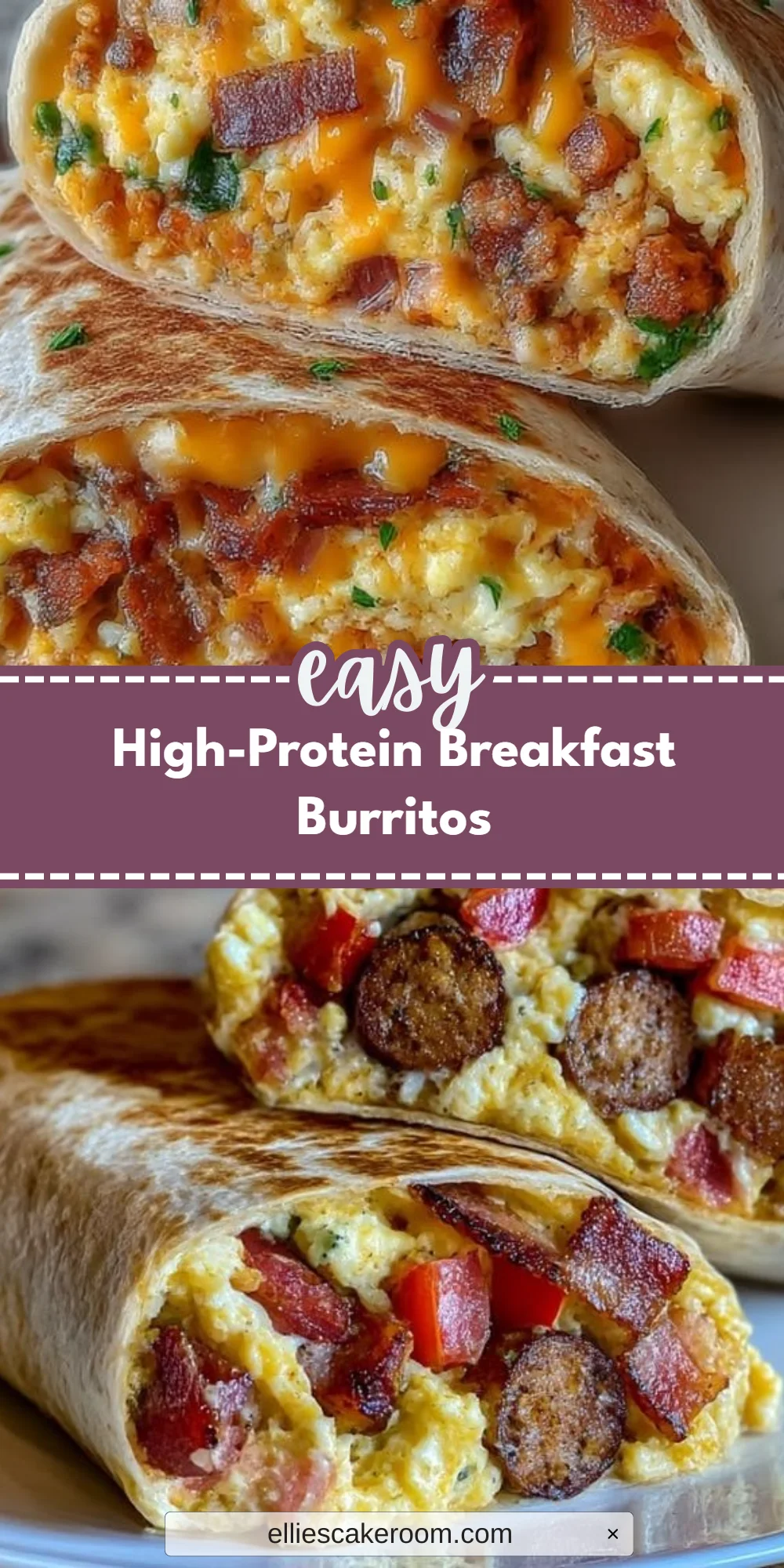 High-Protein Breakfast Burritos