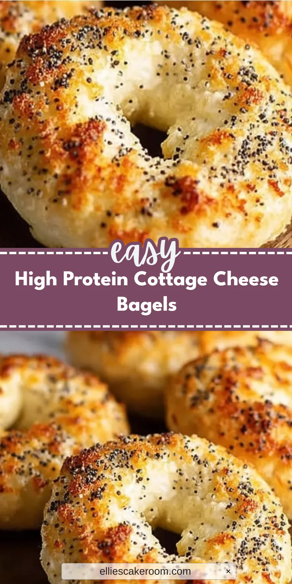 High Protein Cottage Cheese Bagels