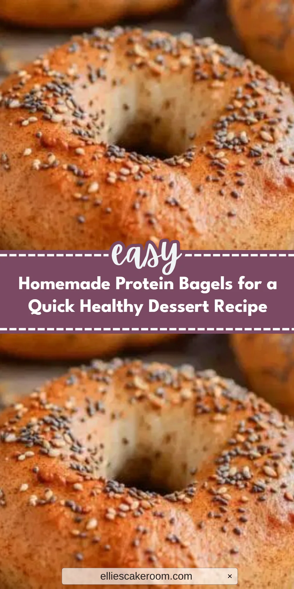 Homemade Protein Bagels for a Quick Healthy Dessert Recipe