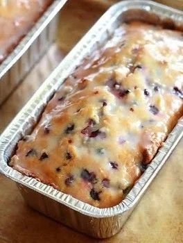 Delicious lemon blueberry bread baked with fresh blueberries and zesty lemon.
