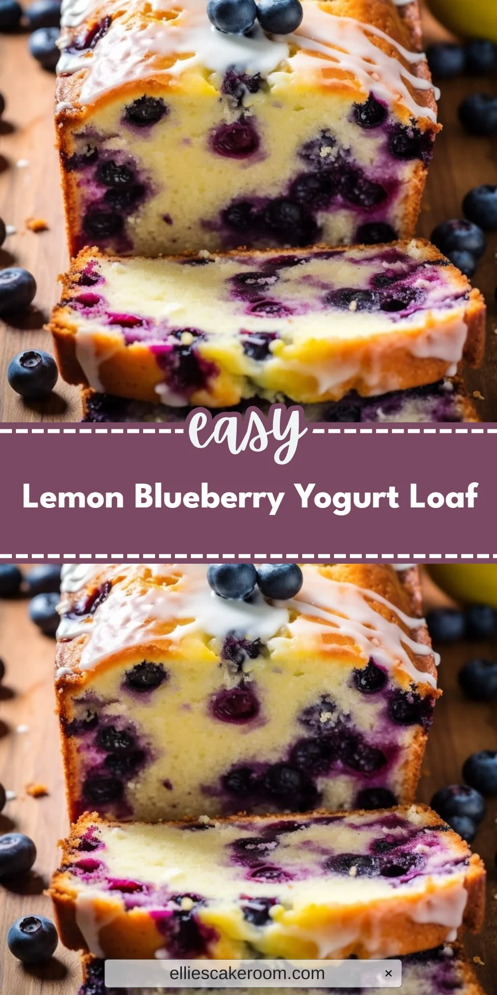 Lemon Blueberry Yogurt Loaf