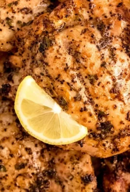 Delicious Lemon Pepper Chicken Marinade with fresh ingredients