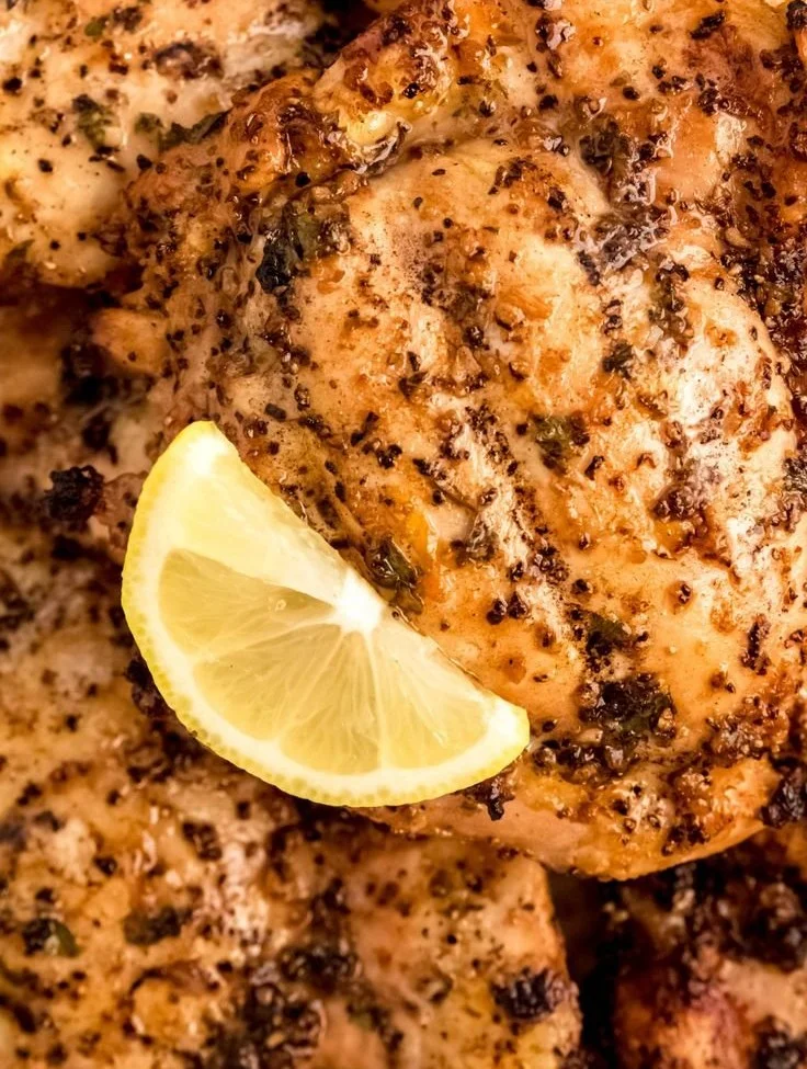 Delicious Lemon Pepper Chicken Marinade with fresh ingredients