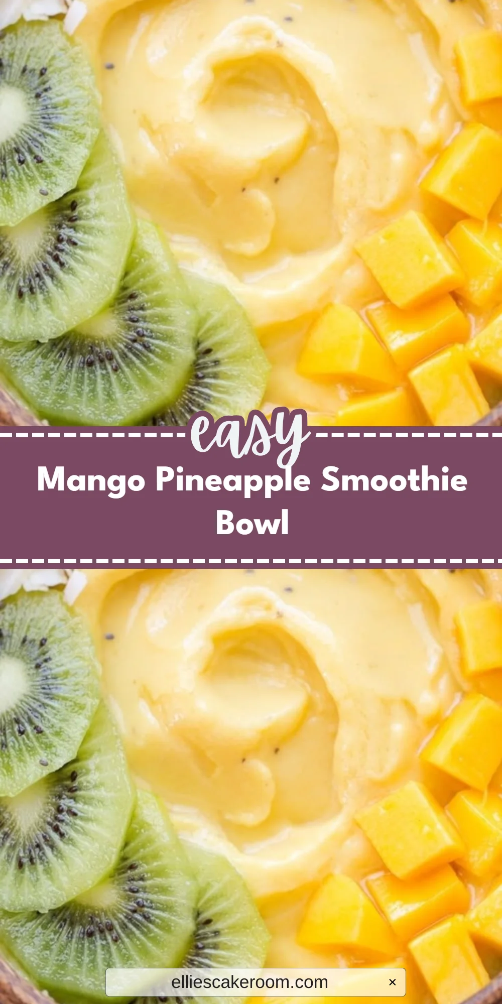 Mango Pineapple Smoothie Bowl