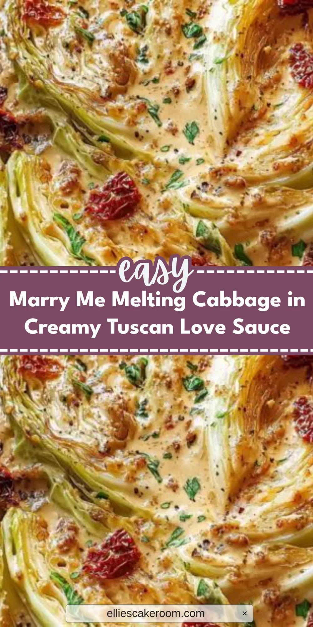 Marry Me Melting Cabbage in Creamy Tuscan Love Sauce
