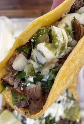 Delicious Mexican steak tacos served with fresh toppings