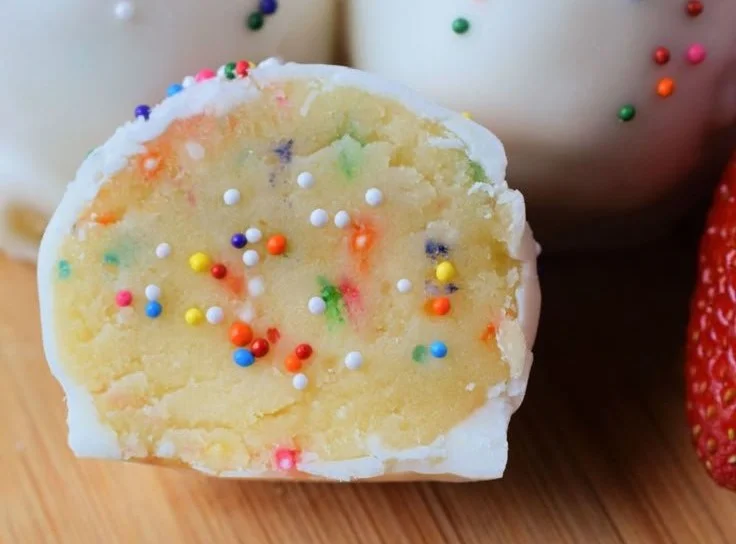 No-Bake Cake Batter Truffles