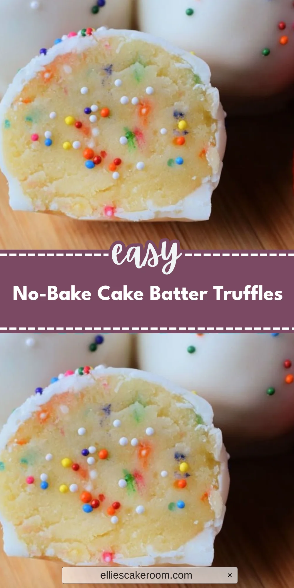 No-Bake Cake Batter Truffles