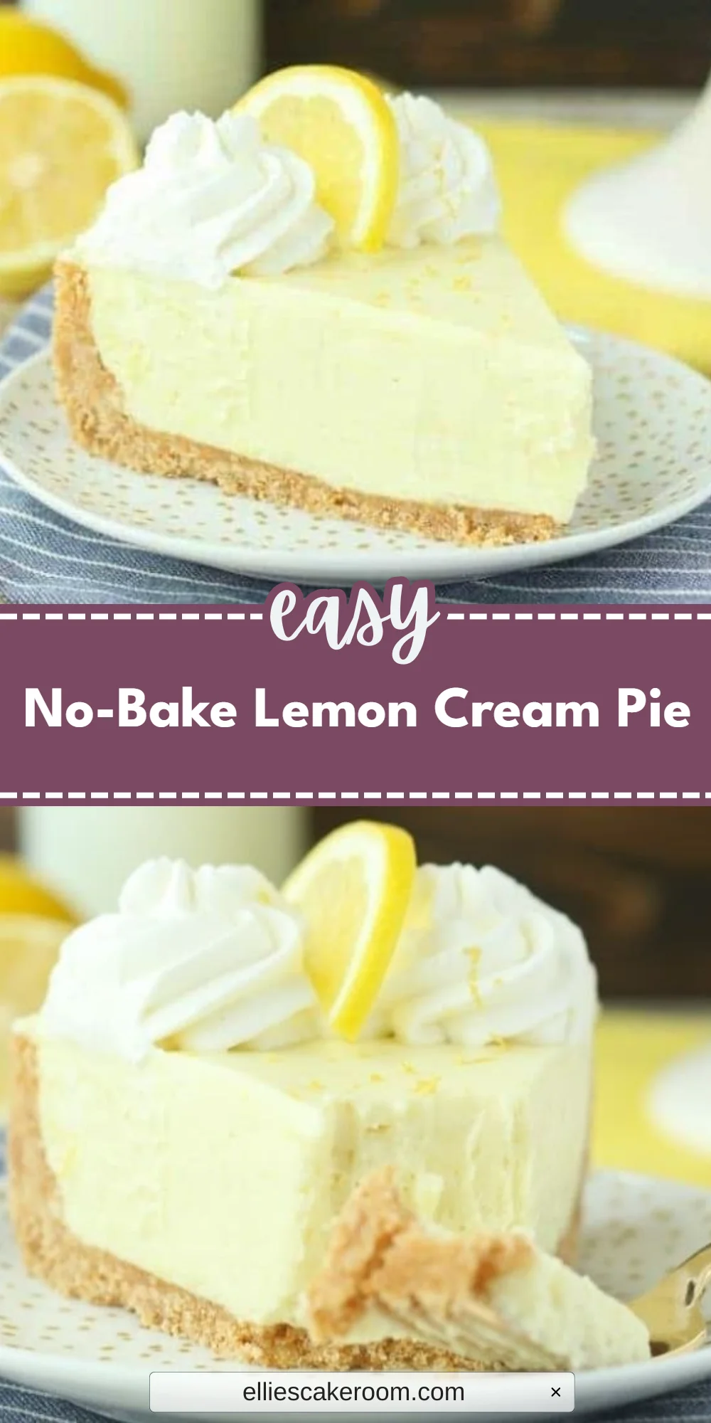 No-Bake Lemon Cream Pie