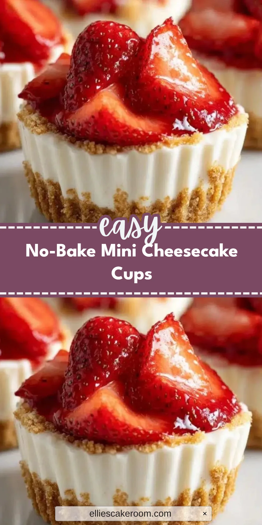 No-Bake Mini Cheesecake Cups