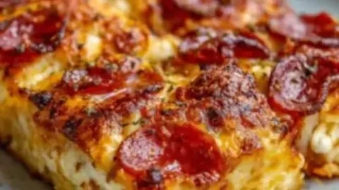 Pizza Cottage Cheese Bake